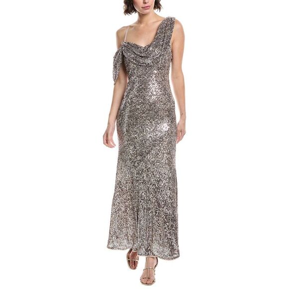 diane von furstenberg silver dress Diane von Furstenberg